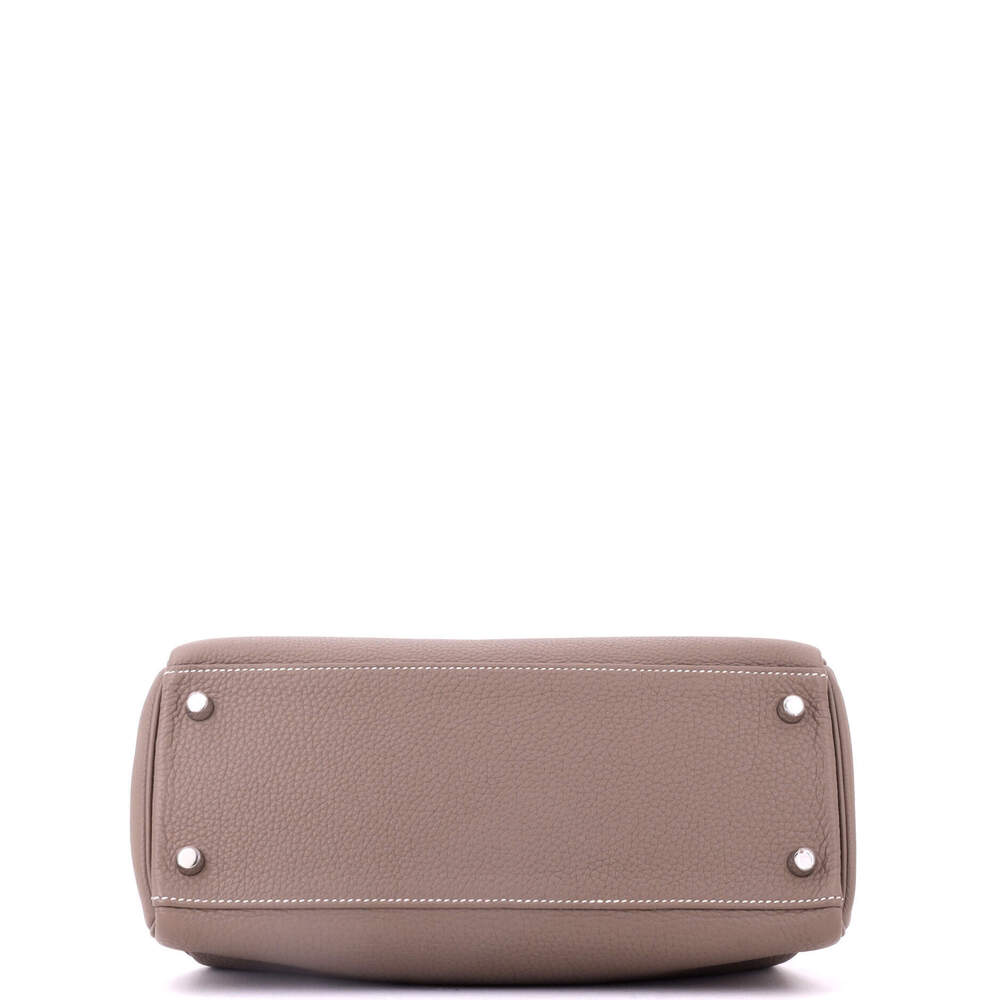 Hermes Kelly 28 Grey Togo with Palladium Hardware - Picture 5 of 8